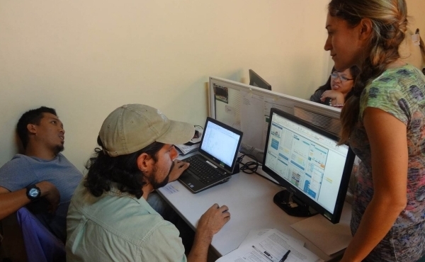 Students working on TURF-reserve Group Project Thesis