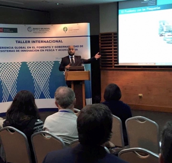 Renato presenting with TNC for World Bank in Lima Peru